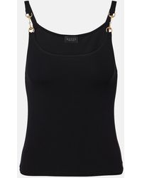 Gucci - Crêpe Jersey Top With Hook - Lyst