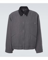 A.PRESSE - Vintage Cotton And Silk Twill Jacket - Lyst