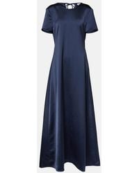 Proenza Schouler - Label Delphine Satin Maxi Dress - Lyst