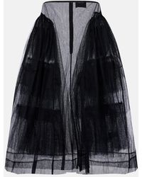 Simone Rocha - Tulle Midi Skirt - Lyst
