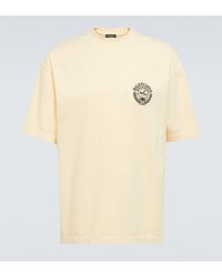Balenciaga T-Shirt aus Baumwoll-Jersey - Natur