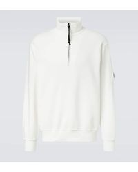 C.P. Company - Lens Cotton Half-Zip Sweatshirt - Lyst