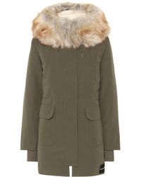 Calvin Klein Daunenparka mit Faux Fur - Grün