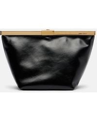 Jimmy Choo - Ganache Small Leather Clutch - Lyst