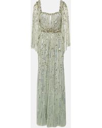 Jenny Packham - Bright Star Embellished Tulle Gown - Lyst