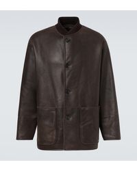 A.PRESSE - Shearling-Lined Jacket - Lyst