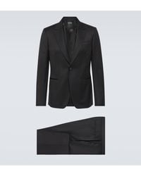 Zegna - Single-breasted Wool And Mohair Tuxedo - Lyst