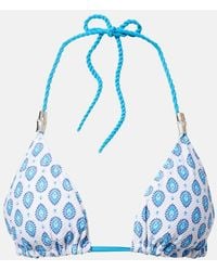 Heidi Klein - La Croissette Reversible Bikini Top - Lyst
