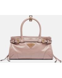 Prada - Bonnie Mini Leather Top Handle Bag - Lyst