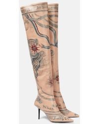 Jimmy Choo - Jean Paul Gaultier Over The Knee Boot 90 - Lyst