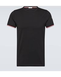Moncler - T-shirt in jersey di misto cotone - Lyst