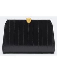 Nour Hammour - Lou Eel Leather Clutch - Lyst
