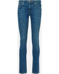 7 For All Mankind - Pyper Mid-rise Skinny Jeans - Lyst