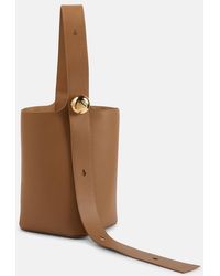 Loewe - Pebble Medium Leather Bucket Bag - Lyst