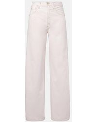 Agolde - Low Curve Mid-Rise Jeans - Lyst
