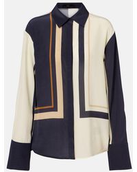 SIR. - Printed Silk Shirt - Lyst