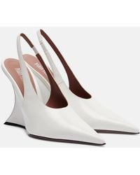 Paris Texas - Nina 105 Patent Leather Slingback Pumps - Lyst