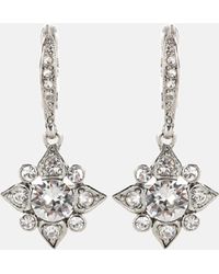 Oscar de la Renta - Crystal-embellished Earrings - Lyst