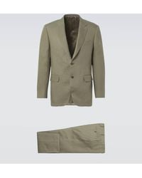 Canali - Double-Breasted Linen Suit - Lyst