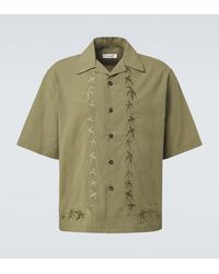 Commas - Camisa Bowling Bordada - Lyst