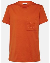 Max Mara - T-Shirt Papaia aus Baumwoll-Jersey - Lyst