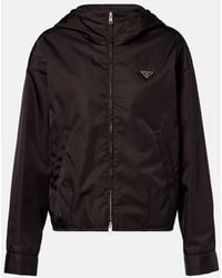 Prada - Chaqueta De Re-Nylon Con Capucha - Lyst