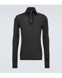 Jil Sander - Logo Jersey Half-zip Sweater - Lyst