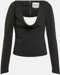Roland Mouret - Off-Shoulder Cady Top - Lyst