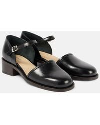 Lemaire - Leather Mary Jane Pumps - Lyst