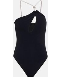 Jonathan Simkhai - Saint Embellished One-shoulder Swimsuit - Lyst