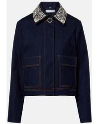 Veronica Beard - Barrington Embellished Denim Jacket - Lyst
