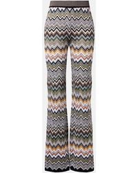 Missoni - Zigzag High-Rise Flared Pants - Lyst
