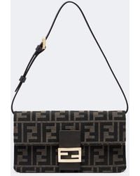 Fendi - Tube Jacquard Canvas Wallet On Chain - Lyst
