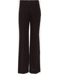 Chloé - Wool And Cashmere Straight-leg Pants - Lyst
