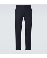 Sunspel - Cotton And Linen Straight Pants - Lyst