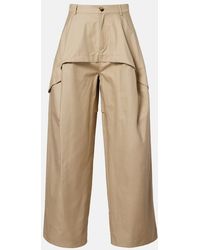 Loewe - Paula's Ibiza Cotton Wide-Leg Pants - Lyst