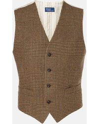 Polo Ralph Lauren - Wool-Blend Tweed Vest - Lyst