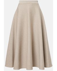 Max Mara - Knitted Midi Skirt - Lyst