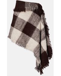 Proenza Schouler - Minifalda Kai En Mezcla De Lana Y Alpaca A Cuadros - Lyst