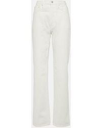 TOTEME - Jeans Rectos De Tiro Alto - Lyst