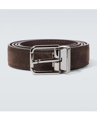 Dolce & Gabbana - Cinturon de ante de 25 mm - Lyst