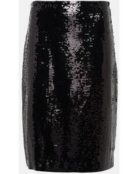 Nili Lotan - Bonne Sequin Miniskirt - Lyst