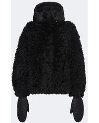 Bogner - Liz Hooded Shearling Jacket - Lyst