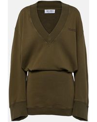 The Attico - Robe En Coton A Logo - Lyst