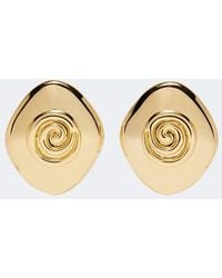 DEHANCHE - Koru-Plated Earrings - Lyst