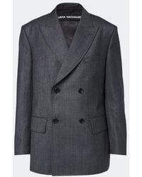 Junya Watanabe - Double-Breasted Wool Blazer - Lyst