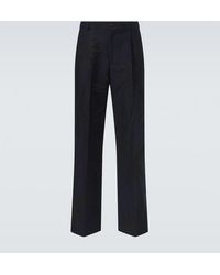 Dries Van Noten - Floral Cotton-Blend Straight Pants - Lyst