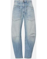 Nili Lotan - Shon High-Rise Barrel-Leg Jeans - Lyst