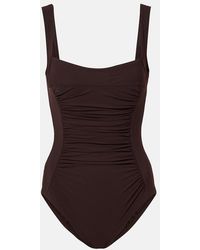 Karla Colletto - Basics Ruched Swimsuit - Lyst