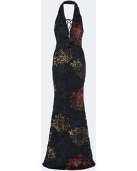 Etro - Robe Longue En Jacquard A Fleurs - Lyst